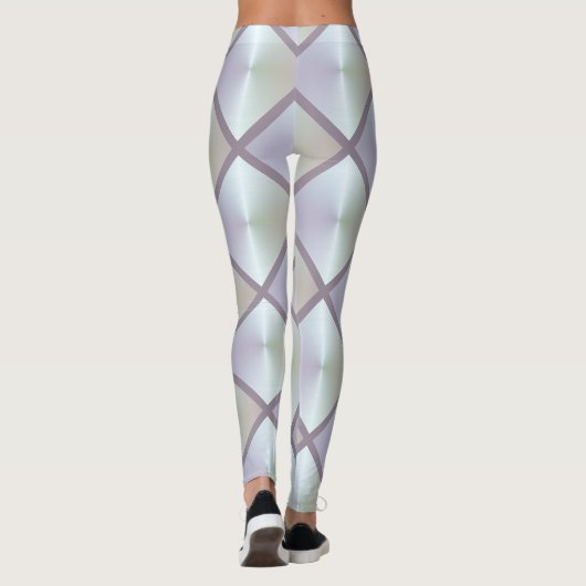 Diamond Tile Pattern Iridescent Leggings (Achterkant)