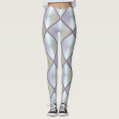 Diamond Tile Pattern Iridescent Leggings (Voorkant)