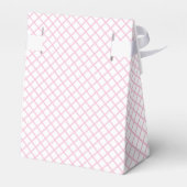 Diamond Trellis Licht Roze - Wit Bedankdoosjes (Achterkant)