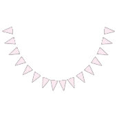 Diamond Trellis Licht Roze - Wit Vlaggetjes (Alle)