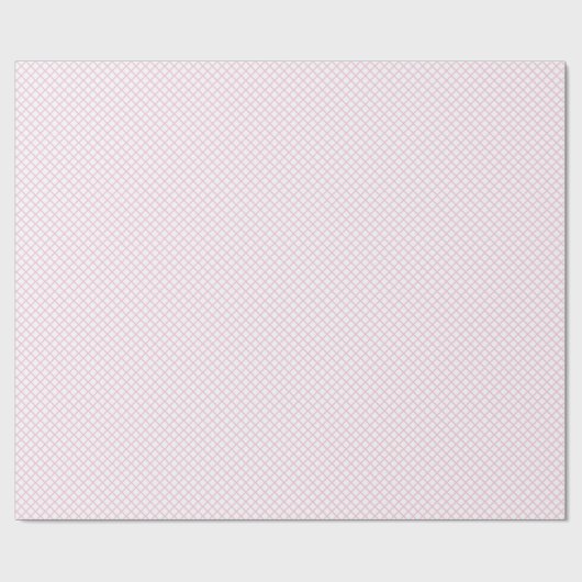 Diamond Trellis Light Pink - White Cadeaupapier (Vlak)
