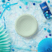 Diamond Trellis Summer Groen - Wit Papieren Kommen (Feest)