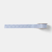 Diamond Trellis True Blue - Wit Satijnen Lint (Voorkant)