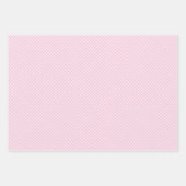 Diamond Trellis Wit - Lichtroze Inpakpapier Vel (Voorkant 3)