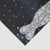 Diamond Trouwjurk Modern Blauw Vrijgezellenfeest Tissuepapier (Detail)