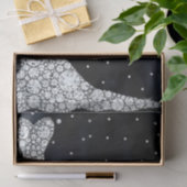 Diamond Trouwjurk Modern Blauw Vrijgezellenfeest Tissuepapier (Geschenk)