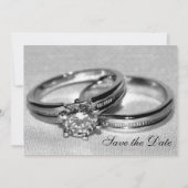 Diamond Trouwring Set Save the Date (Voorkant)