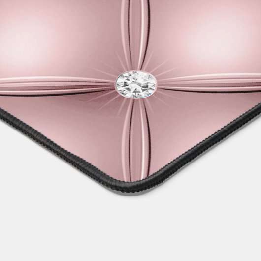 Diamond Tufted Design, Roos Gold Bureaumat (Hoek)