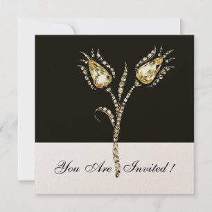 DIAMOND TULIPS, Champagne Metallic Kaart
