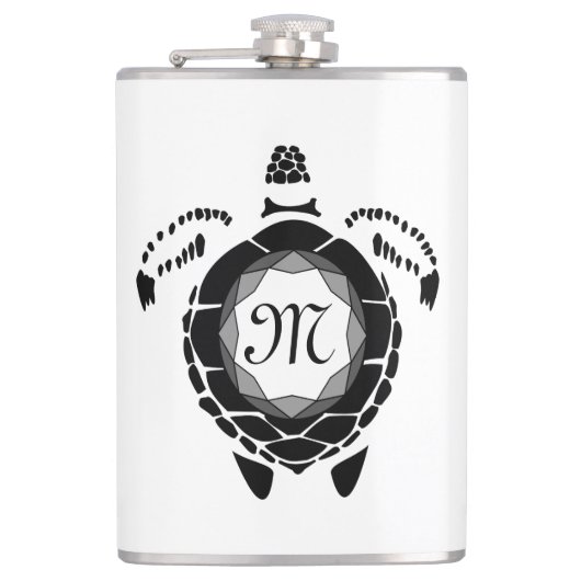 Diamond Turtle Shellback Monogram Heupfles (Voorkant)