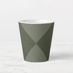 Diamond Twist Mosgroene Latte Mok – Op Maat