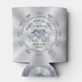 Diamond verjaardagsfeestgunsten, gepersonaliseerd blikjeskoeler (Achterkant)