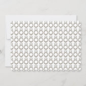 Diamond Verloving Ring Bling Vrijgezellenfeest Par Kaart (Achterkant)