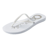 Diamond Verloving Ring Bling Wedding BRIDE Teenslippers (Schuin)
