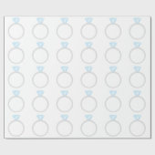 Diamond Verloving Ring Cadeaupapier (Vlak)