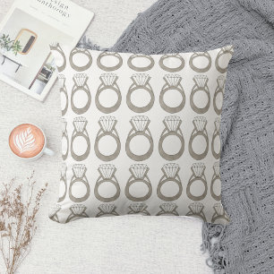 Diamond Verloving Ring Personalized Wedding Gift Kussen