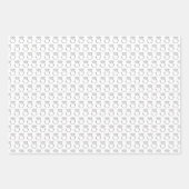 Diamond Verloving Rings Inpakpapier Vel (Voorkant)