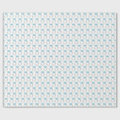 Diamond Verloving Wedding Ring Pattern Cadeaupapier (Vlak)