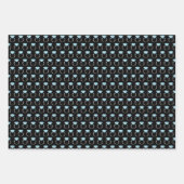 Diamond Verloving Wedding Ring Pattern Inpakpapier Vel (Voorkant 2)