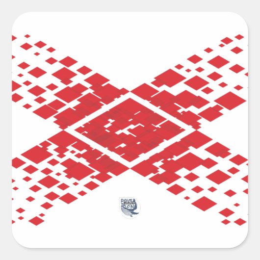 Diamond Vierkante Sticker (Voorkant)