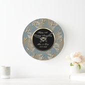 Diamond Vintage Damask 50ste huwelijksverjaardag Grote Klok (Huis)