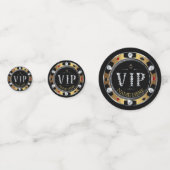 Diamond VIP Poker Chips 50-100-500 tafel Confetti (Achterkanten)