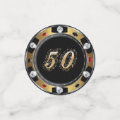 Diamond VIP Poker Chips 50-100-500 tafel Confetti (Kleine voorkant)