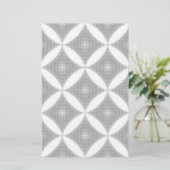 DIAMOND VORM ABSTRACT PATROON BRIEFPAPIER (Staand voorkant)