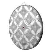 DIAMOND VORM ABSTRACT PATROON DARTBORD (Voorkant Rechts)