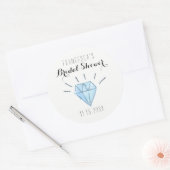 Diamond Vrijgezellenfeest Favor Stickers - Dank u (Envelop)