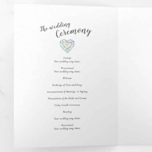 Diamond waterverf bruiloft klinker vernieuwing pro drieluik programma (Binnenzijde eerst)