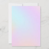 *~* Diamond Waterverf Gradient Pastel Wedding Kaart (Achterkant)