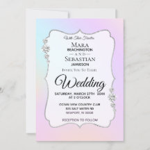 *~* Diamond Waterverf Gradient Pastel Wedding