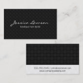 Diamond & Weave // Patroon III Visitekaartje (Voorkant / Achterkant)