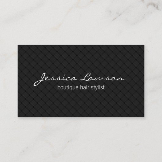 Diamond & Weave // Patroon III Visitekaartje (Voorkant)