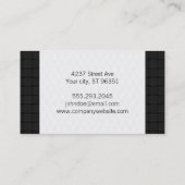 Diamond & Weave // Patroon Visitekaartje (Achterkant)