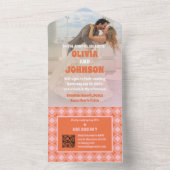 Diamond Wedding All in One Wedding Invite All In One Uitnodiging (Binnen)