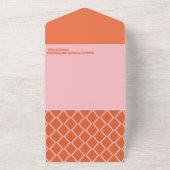 Diamond Wedding All in One Wedding Invite Uitnodiging (Buitenkant)