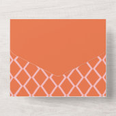 Diamond Wedding All in One Wedding Invite Uitnodiging (Achterkant)