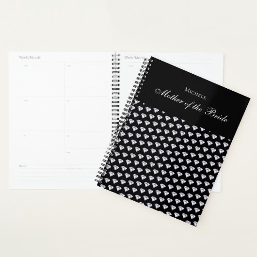 Diamond Wedding Bridal Party Moeder van de Bride Planner (Display)