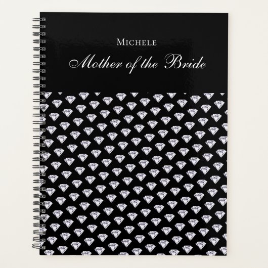 Diamond Wedding Bridal Party Moeder van de Bride Planner (Voorkant)