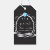 Diamond Wedding Cadeaulabel (Voorkant)