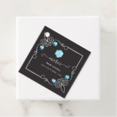 Diamond Wedding Favor Labels (In situ)