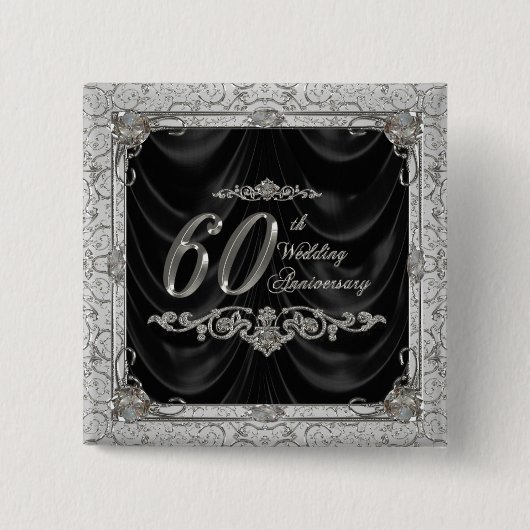 Diamond Wedding Jubileum Button (Voorkant)