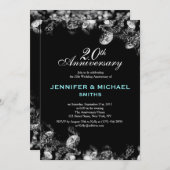 Diamond Wedding Jubileum Invite Kaart (Voorkant / Achterkant)