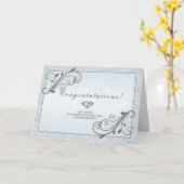 Diamond Wedding Jubileum Kaart (Gele Bloem)