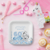 Diamond Wedding Jubileum Papieren Bordje (Feest)