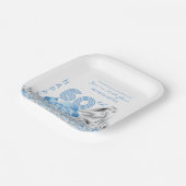 Diamond Wedding Jubileum Papieren Bordje (Gebogen)