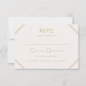 Diamond Wedding RSVP Kaart (Voorkant)