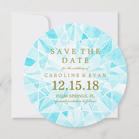 Diamond Wedding Save the Date (Achterkant)